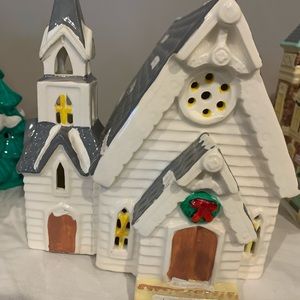 Snow Village - Parish Church (In original box)